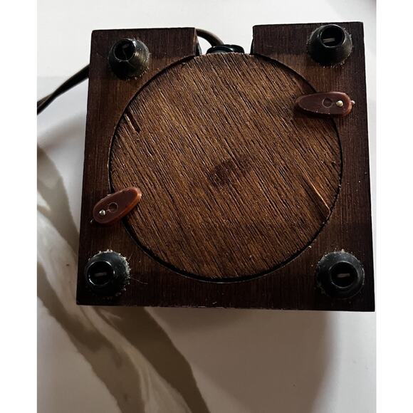 Vintage Crystal bird By Andre Richard on wooden light up stand Night Light - Picture 7 of 15